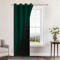 Dark Green Blackout Curtains 84" Long for Bedroom 52" Wide 1 Panel (52"W x 84"L (Pack of 1) / Green)