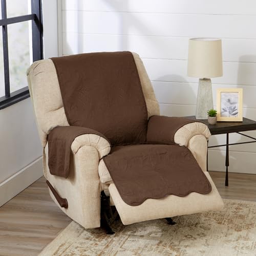 Reversible Recliner Cover (Recliner / Chocolate / Taupe)