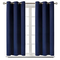 Blackout Curtains for Bedroom (Navy / 38"W x 54"L (Pack of 2))
