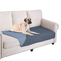 Waterproof Dog Bed Blankets Cover for Bed Couch Sofa Reversible (30x70 Inch (Pack of 1) / Navyblue+stoneblue)