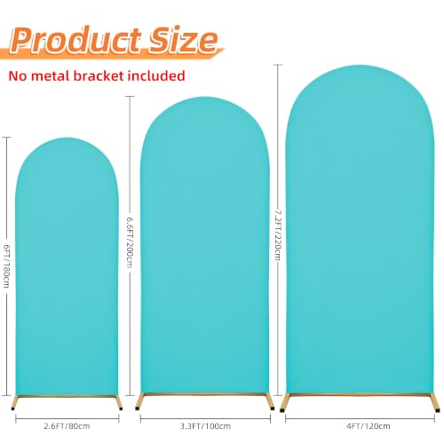 6.6FT Wedding Arch Cover (Sky blue / 6.6FT)