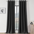 Blackout Curtains 108 Inch Length 2 Panels Set (Grey / 52"W x 108"L (Pack of 2))