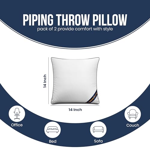 14x14 Throw Pillow Inserts (14x14 Inch)