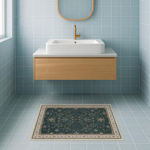 Dark Green 2x3 Door Mat Indoor Entrance Rug (2' x 3' (Rectangular) / Dark Green)