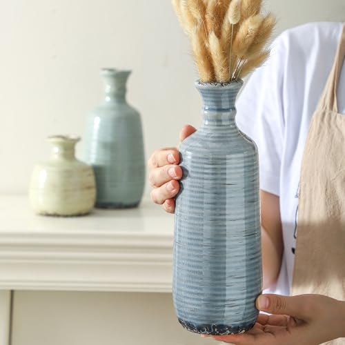 Ceramic Vase Set of 3 (011 - Multicolor)