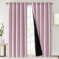 100% Blackout Window Curtain Panels (Lavender Pink / 70"W x 84"L (Pack of 2))