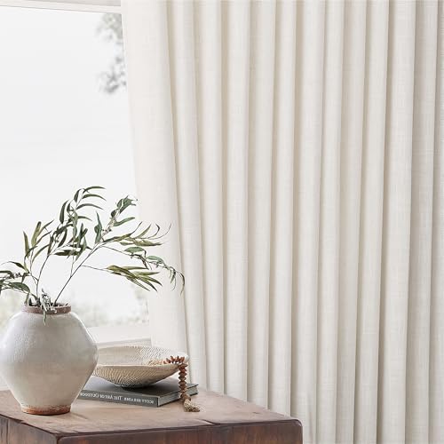 Natural Extra Wide 60 Inch Width Pinch Pleated 90 Inch Curtains (Natural / 60"W x 90"L (Pack of 1))