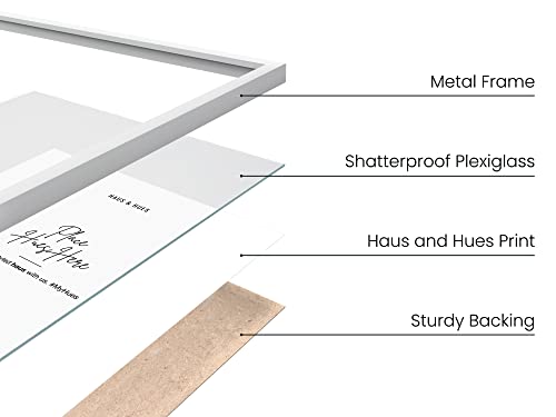 9x12 White Aluminum Frame Set of 3 (Set of 03 / White Metal / 9x12 in)