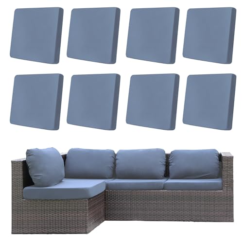 8Pcs Outdoor Cushion Covers (Grey Blue.. / 8PCS)