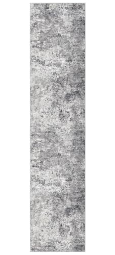 2x10 Washable Runner Rug for Hallway (Grey / 2' x 10' (Runner))