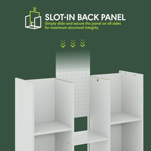 LUDER Book Shelf (White / 11-Cube)