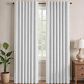 Blackout Curtains for Bedroom (Star White / 52"W x 95"L (Pack of 2))