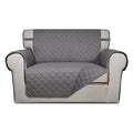 Reversible Quilted Sofa Cover Dog Couch Covers for Sofa (Small-XL / Gray/Gray)