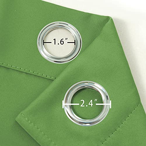 Light Green Thermal Blackout Curtains (Light Green / 38"W x 84"L (Pack of 2))