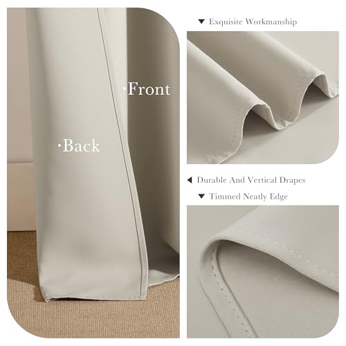 Cream Draperies & Curtains (Cream / 42"W x 36"L (Pack of 2))