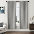 100% Blackout Linen Curtains 72 Inch Length 2 Panels Set for Living Room Bedroom Back Tab Thermal Insulated Black Out Linen Drapes Room Darkening Window Curtains (Dark Grey / 52"W x 72"L (Pack of 2))