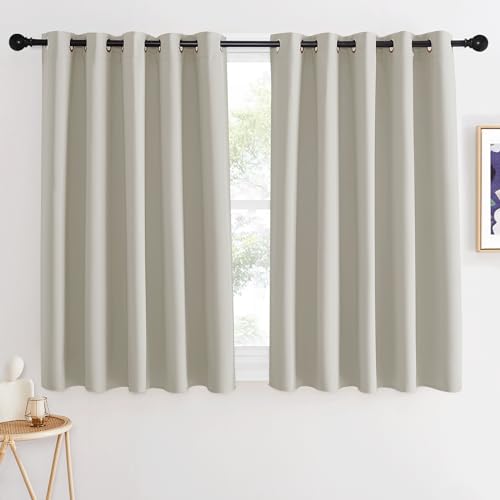 Short Cafe Curtain 54 inch Length (Natural / 66"W x 54"L (Pack of 1))