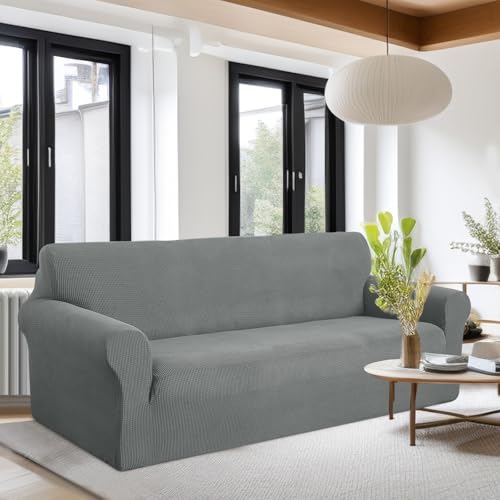 Oversized Stretch Couch Cover Slipcover (Grey / Xl Sofa)