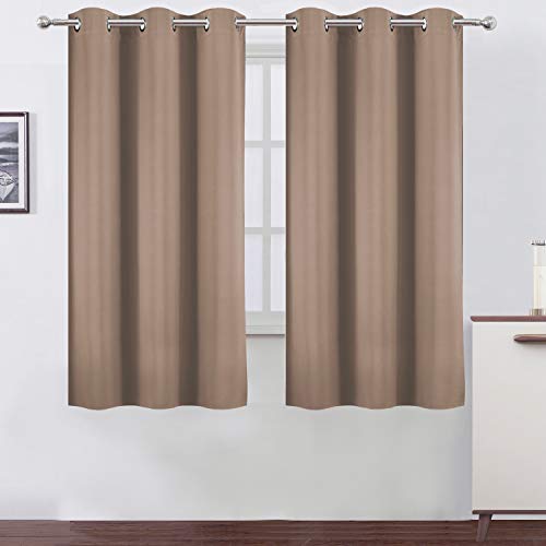 Cappuccino Thermal Blackout Curtains (Cappuccino / 38"W x 63"L (Pack of 2))