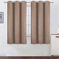 Cappuccino Thermal Blackout Curtains (Cappuccino / 38"W x 63"L (Pack of 2))