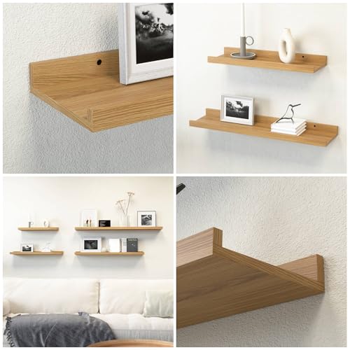 Floating Shelves Set of 2 (Oak / 47.2 in)