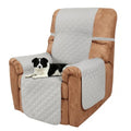 Reversible Recliner Chair Covers (Light Grey/Light Grey / 28'' Recliner)