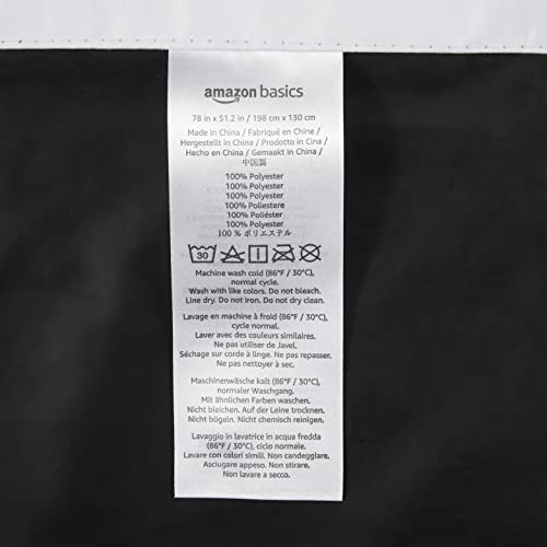 Portable Room Darkening Light Blocking Blackout Curtain Shade with Suction Cups (White / 1-Pack)