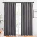 Blackout Curtain Panels for Window (Grey / 52"W x 84"L (Pack of 2))