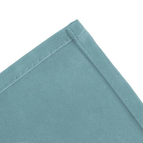 Stone Blue Thermal Blackout Curtains (Stone Blue / 42"W x 72"L (Pack of 2))