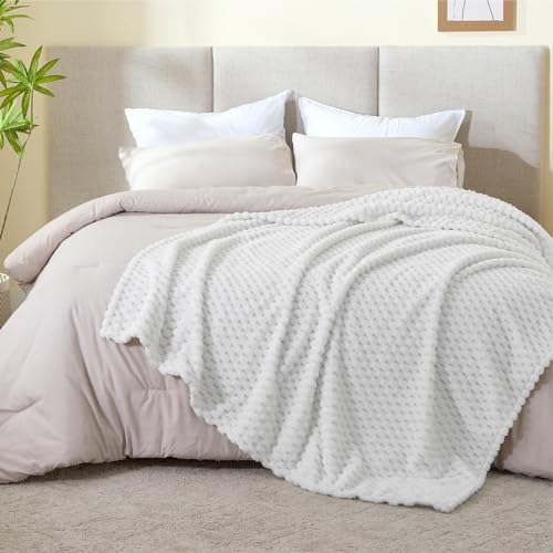 White Twin Blanket for Couch (White / Twin(60"x80"))