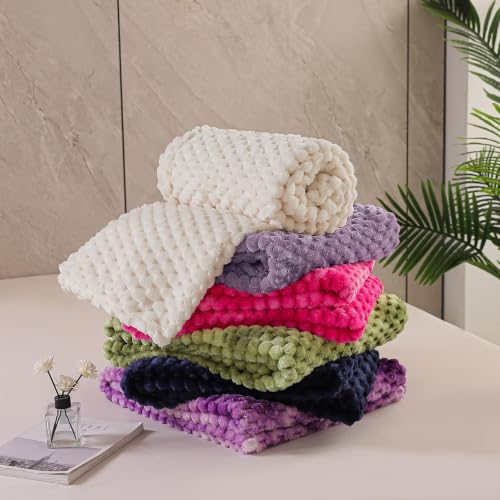 3D Fleece Twin Size Blanket for Bed (Light Grey / Twin ( 60x80 IN ))
