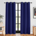 Blackout Curtains for Bedroom (Royal Blue / 42"W x 80"L (Pack of 2))
