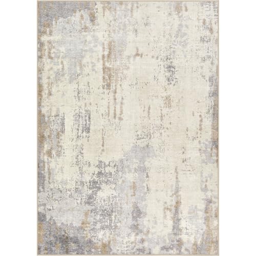 8x10 Washable Area Rug (Light Brown/Gray / 8' x 10' (Rectangular))