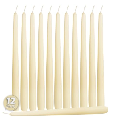12 Pack Tall Taper Candles (12 inch)