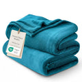 GentleSoft Twin XL Fleece Blanket Dorm Bedding (Teal Blue / Twin XL (66" X 90"))