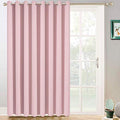 Pink Room Darkening Curtains 84 inch Sliding Door Drapes (Pink / 100"W x 84"L (Pack of 1))