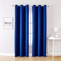 Blackout Curtains for Bedroom and Living Room 84 Inches Long (42"W x 84"L (Pack of 2) / Royal Blue)