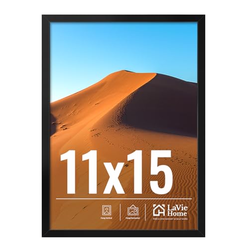 11x15 Picture Frame for Wall Display (Black / 11x15)