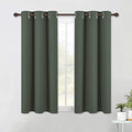 Shack Blackout Curtains 54 inches Long (Dark Mallard / 42"W x 54"L (Pack of 2))