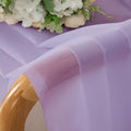 Lilac Sheer Curtains 54 Inch Long 2 Panels (Lilac / 42"W x 54"L (Pack of 2))
