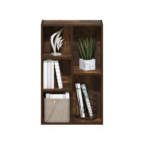 LUDER Book Shelf (Amber Pine / 5-Cube)