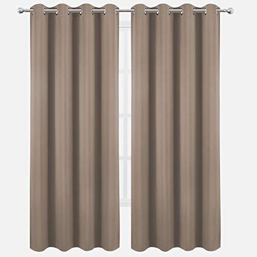 Cappuccino Thermal Blackout Curtains (Cappuccino / 52"W x 108"L (Pack of 2))
