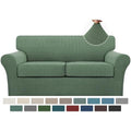 3 Piece Sofa Covers for 2 Cushion Couch Sofa Slipcover Soft Couch Cover for Dogs (Sofa (2 Cushion) / Loden Frost)
