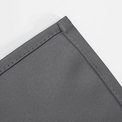 Grey Thermal Blackout Curtains (Frost Grey / 42"W x 84"L (Pack of 2))