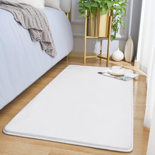 Modern Washable Runner Rugs (2' x 4' (Runner) / White)