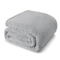 Soft Fleece Queen Size Bed Blanket (Light Grey / Queen(90x90 In))