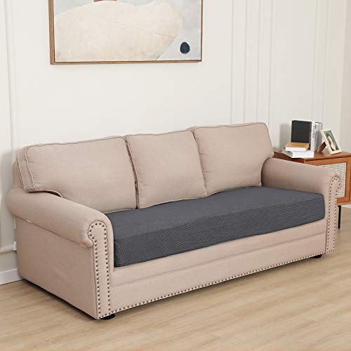 Stretch 1 Piece Oversized Couch Cushion Cover for Sofa (X Large / Grey)