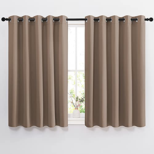 Insulated Blackout Curtains and Drapes (Cappuccino / 66"W x 54"L (Pack of 2))