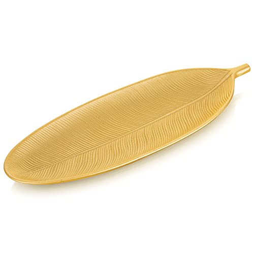 Decorative Trays for Home Decor (16"x5.9"x1.2" / Gold)