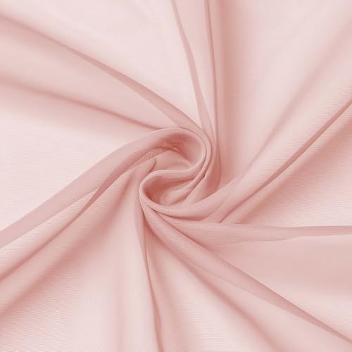 Blush Valances for Windows (Blush / 42"W x 14"L (Pack of 2))